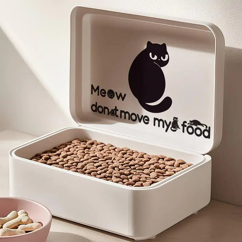 Pet Food Container Stickers – Waterproof Removable PVC Decals Pet Container Decals Nixie