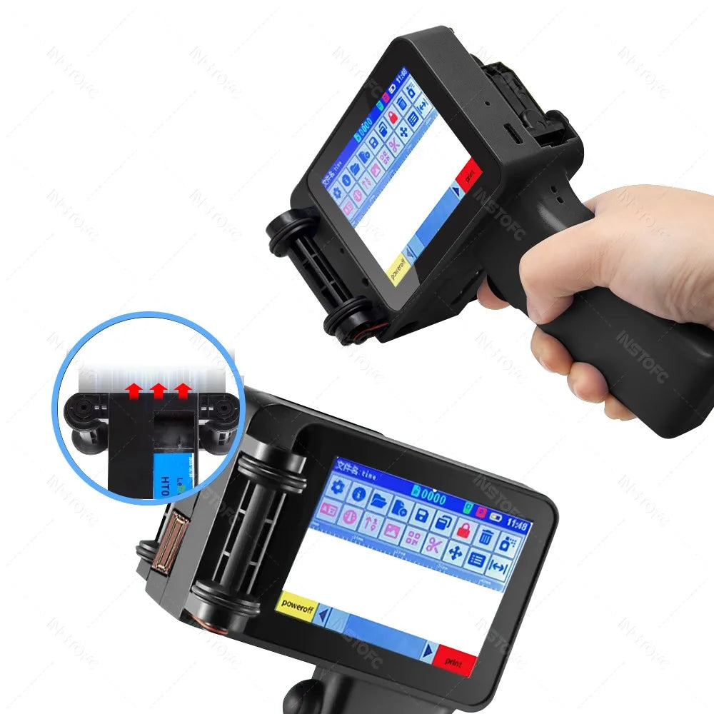 Mini Portable Inkjet Printer 600DPI – Date, Logo & Batch Coding