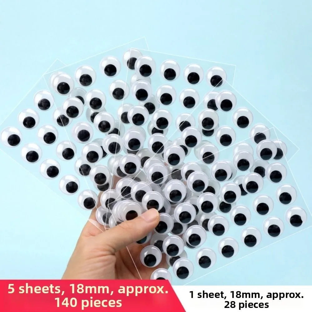 3D Wiggle Eyes with Eyelashes – DIY Doll Craft Adhesive Eyes Doll Craft Eyes Nixie