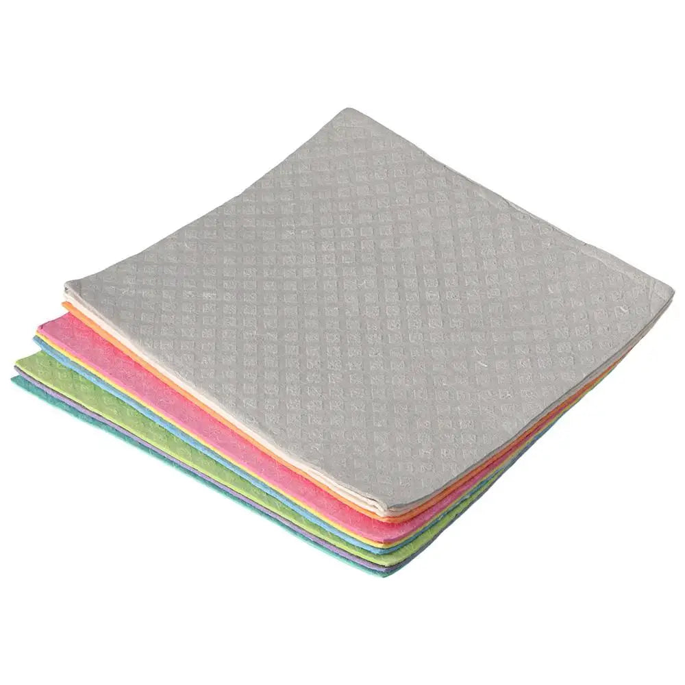 10-Pack Reusable Cellulose Sponge Dishcloths | Swedish Kitchen Cloths Reusable Dishcloths Nixie