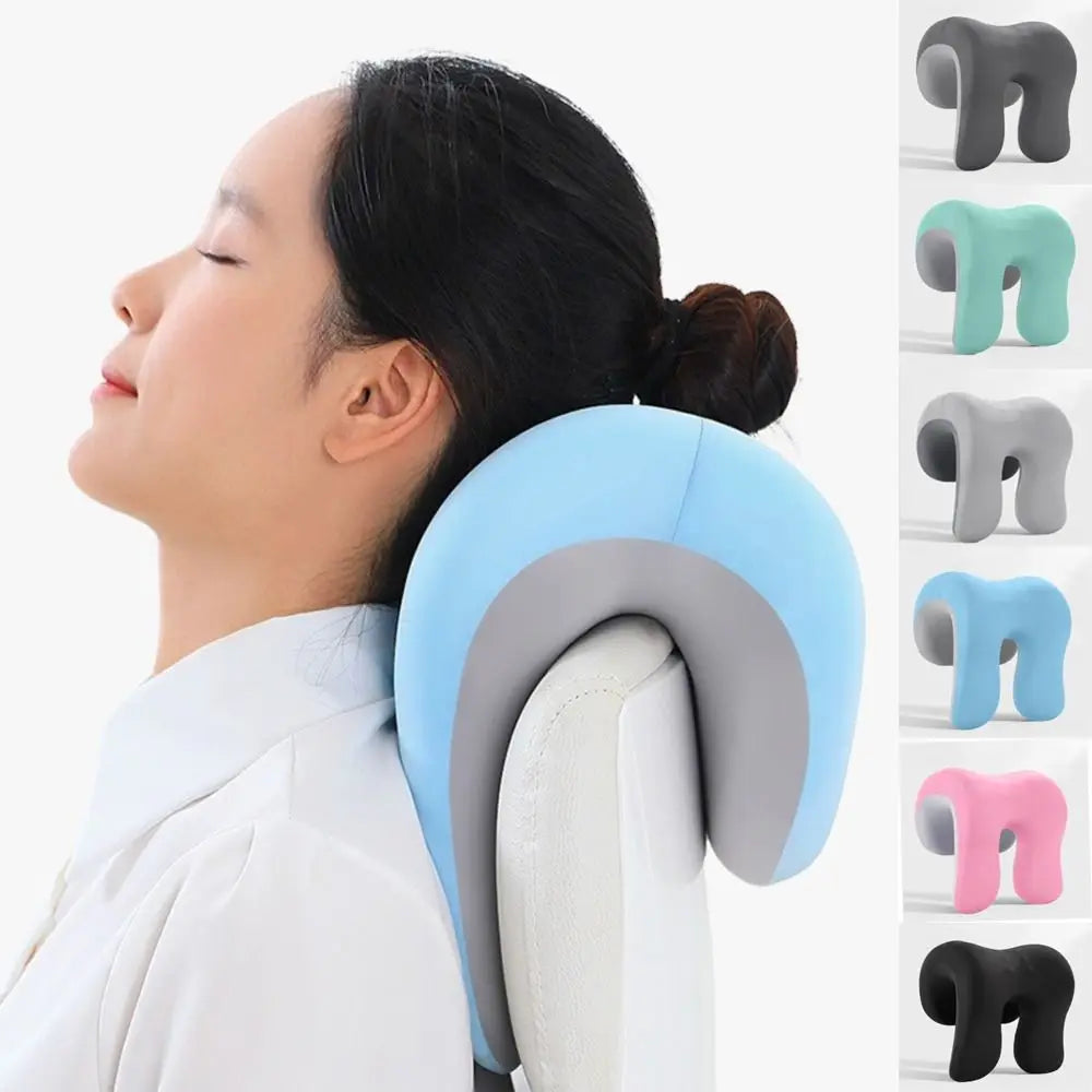Memory Foam Nap Pillow – Ergonomic Neck Support for Desk & Travel