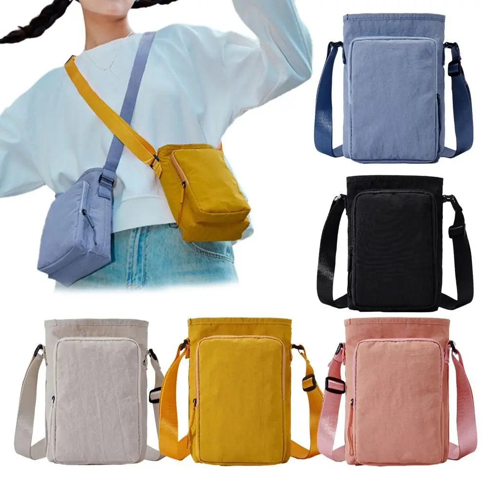 Waterproof Crossbody Water Bottle Bag – Adjustable Nylon Crossbody Bottle Bag Nixie