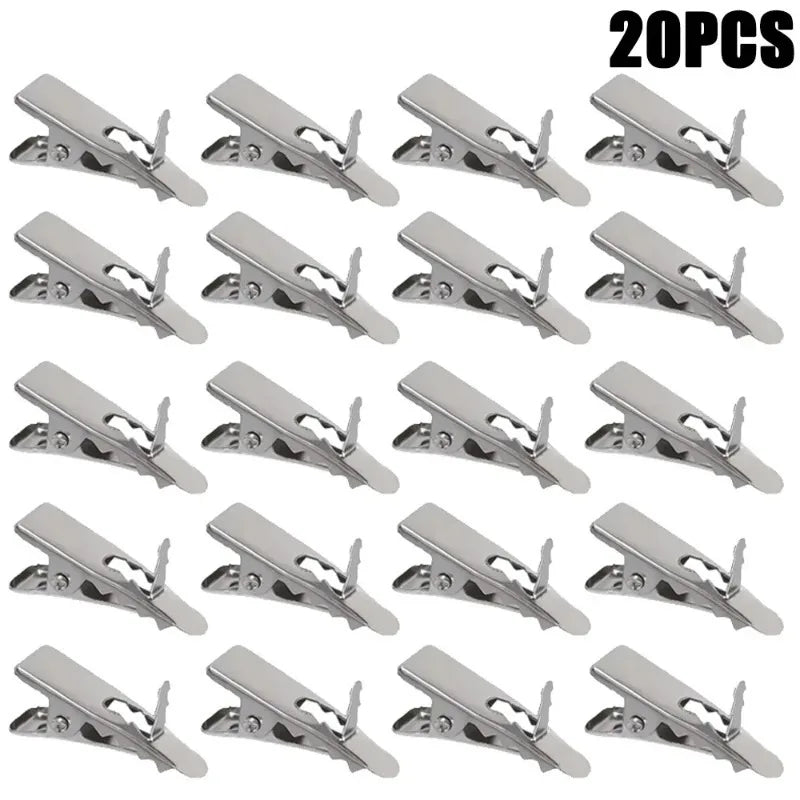 Mini Metal Ornament Clips for Christmas Tree, Wedding & Party