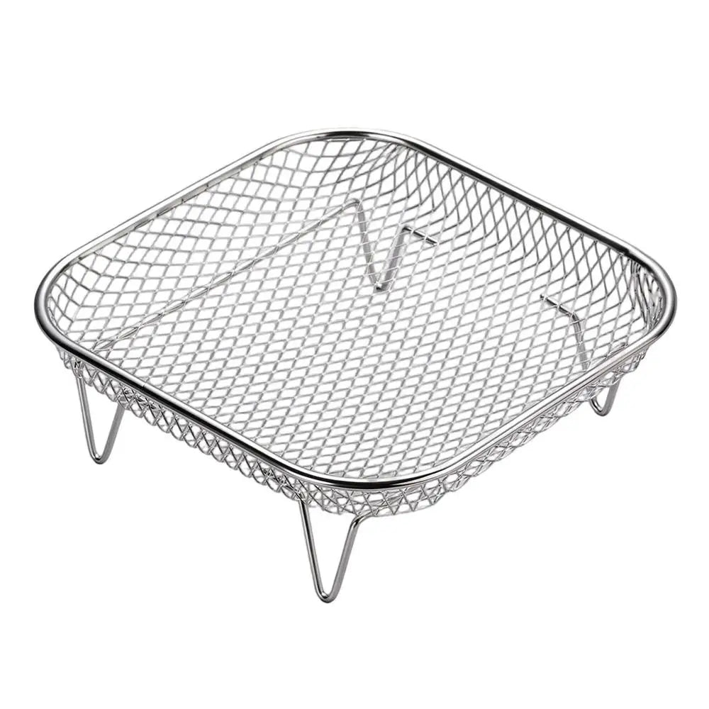 Non-Stick Stainless Steel Air Fryer Rack & Grill Basket Air Fryer Rack Nixie 1 PC
