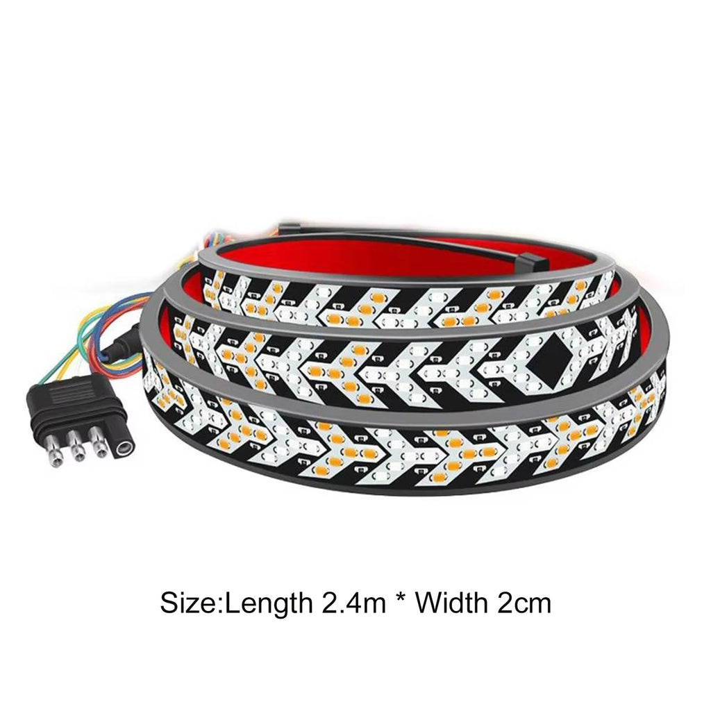 LED Tailgate Light Strip | Brake, Turn Signal, No-Drill LED Tailgate Light Bar Nixie