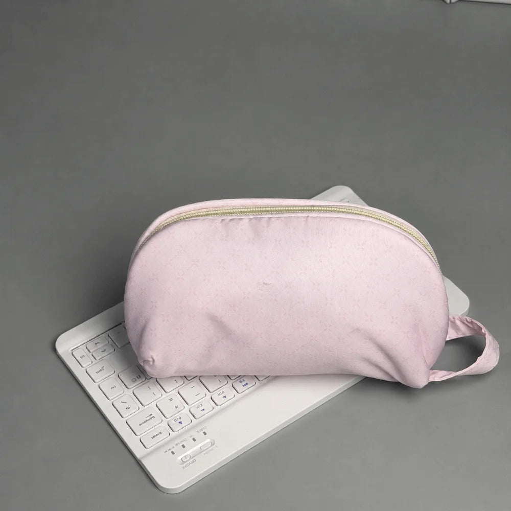 Shell Polka Dot Pencil Case – Large Canvas Pouch for Students Pencil Case Nixie
