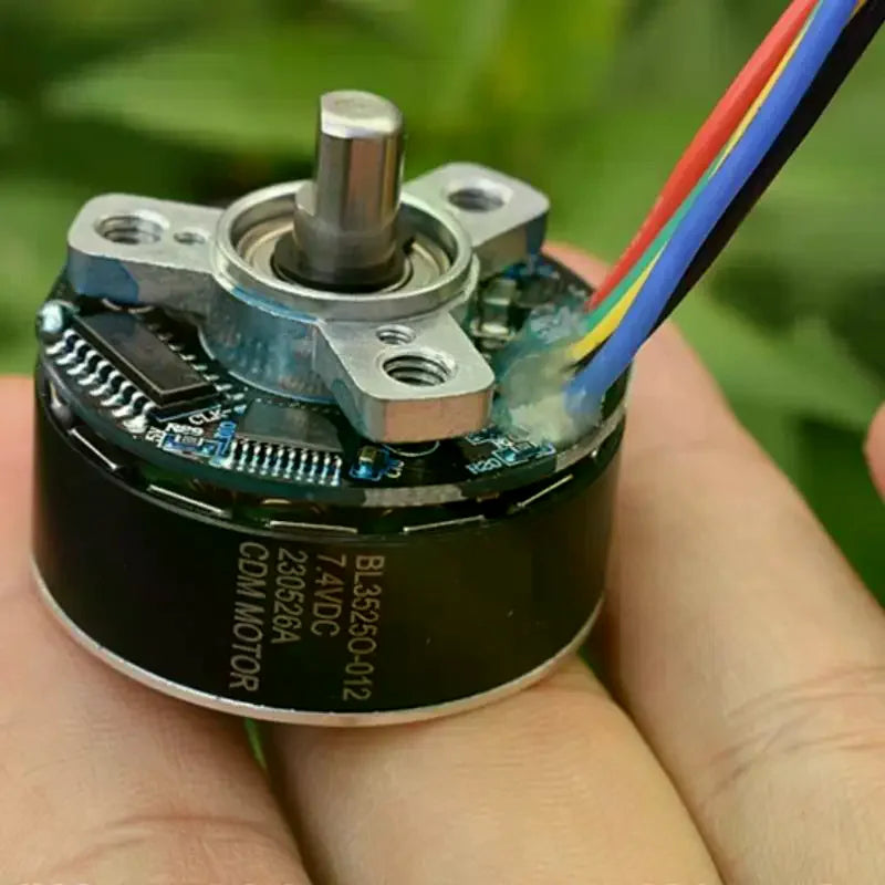BL3525O 35mm Brushless DC Motor 7.4V 3200RPM + PWM Driver Brushless DC Motor Nixie