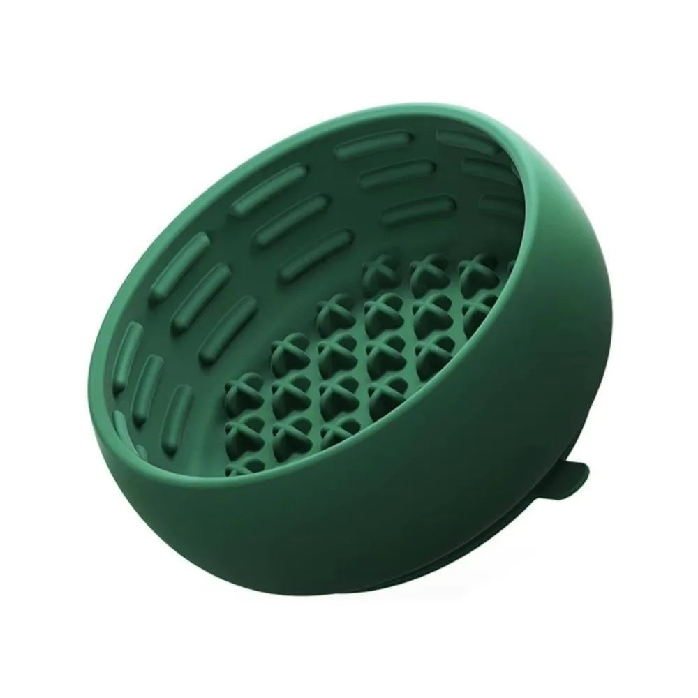 Silicone Slow Feeder Dog Bowl – Anti-Slip, Anti-Spill, Portable