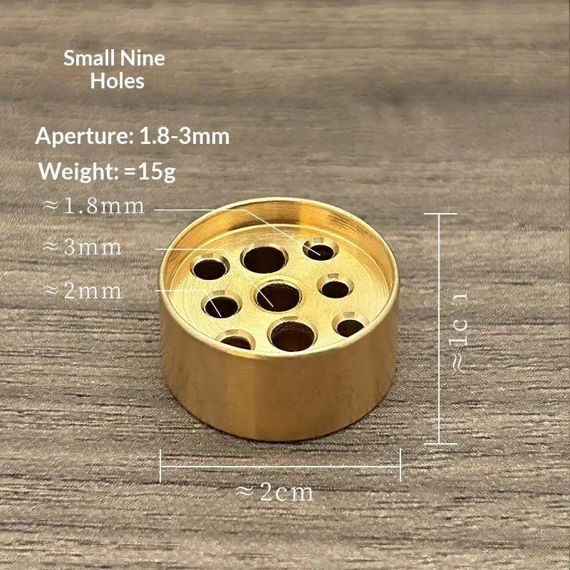 Solid Brass Incense Holder Set – Stick, Coil & Vase Zen Decor