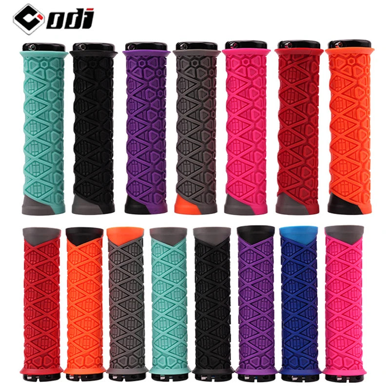 ODI Silicone Lock-On MTB Bike Grips – Non-Slip Handlebar Grips Bicycle Handlebar Grips Nixie