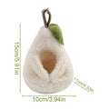 Pear-Shaped Hamster Hanging Bed | Small Pet Nest Cage Accessory