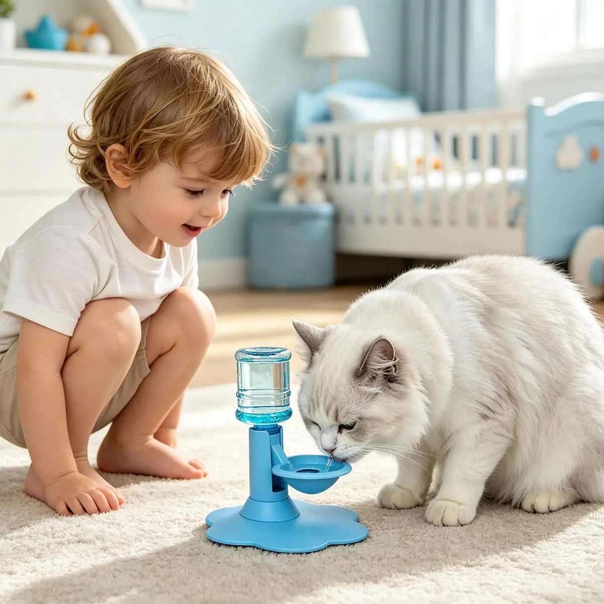 Elevated Gravity Pet Water Dispenser Stand for Cats & Dogs Pet Water Dispenser Nixie