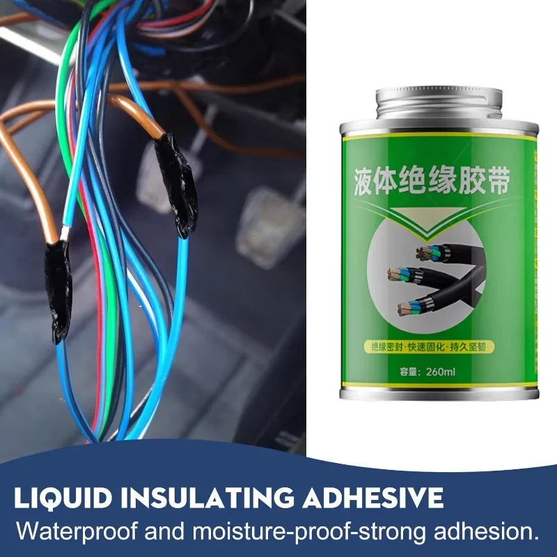 Liquid Electrical Tape 100/260ml – Waterproof Wire Insulation