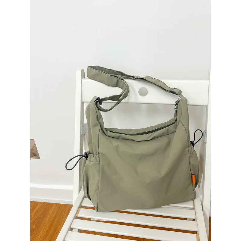 Nixie Large-Capacity Nylon Crossbody Bag – Lightweight Travel Crossbody Shoulder Bag Nixie