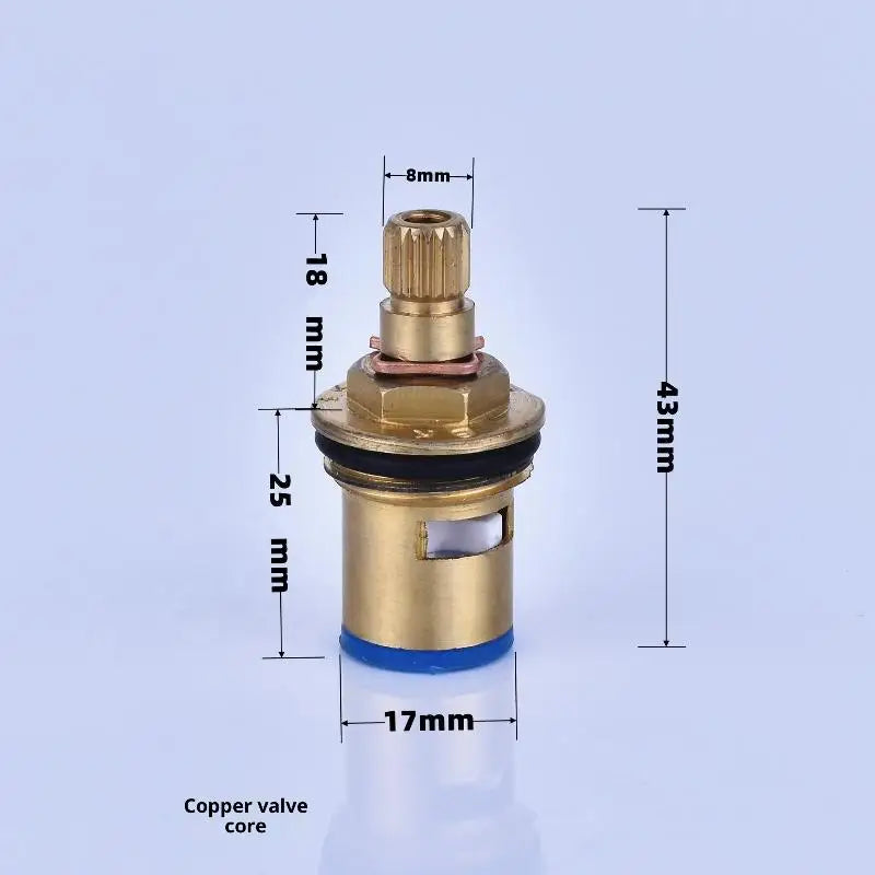 Universal Brass Ceramic Stem Cartridge for Kitchen & Bathroom Faucets Faucet Valve Cartridge Nixie A1
