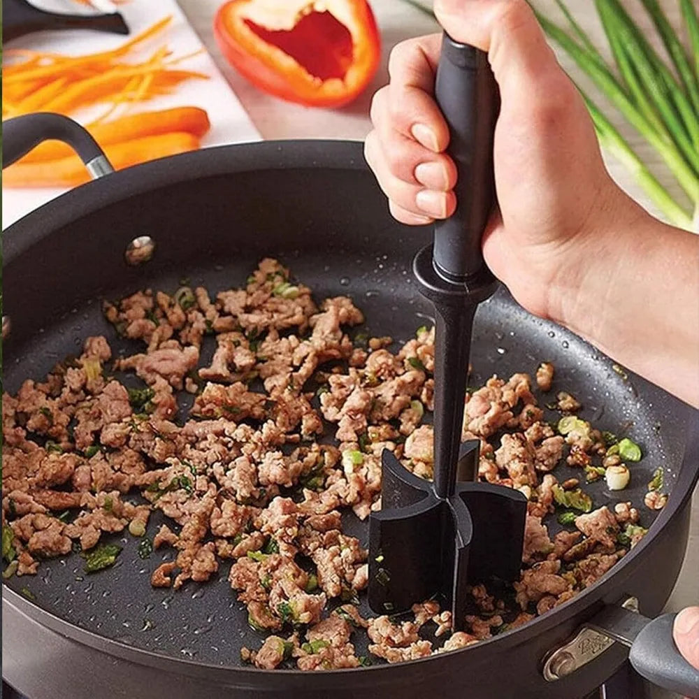 Handheld Meat Chopper & Potato Masher – FEB.WIND Kitchen Tool Meat Chopper Tool Nixie