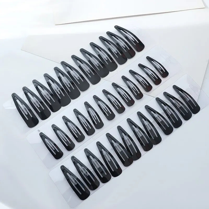 36-Piece Black Tassel Hair Clips Set – Adults & Girls Hairpins Hair Clips Set Nixie