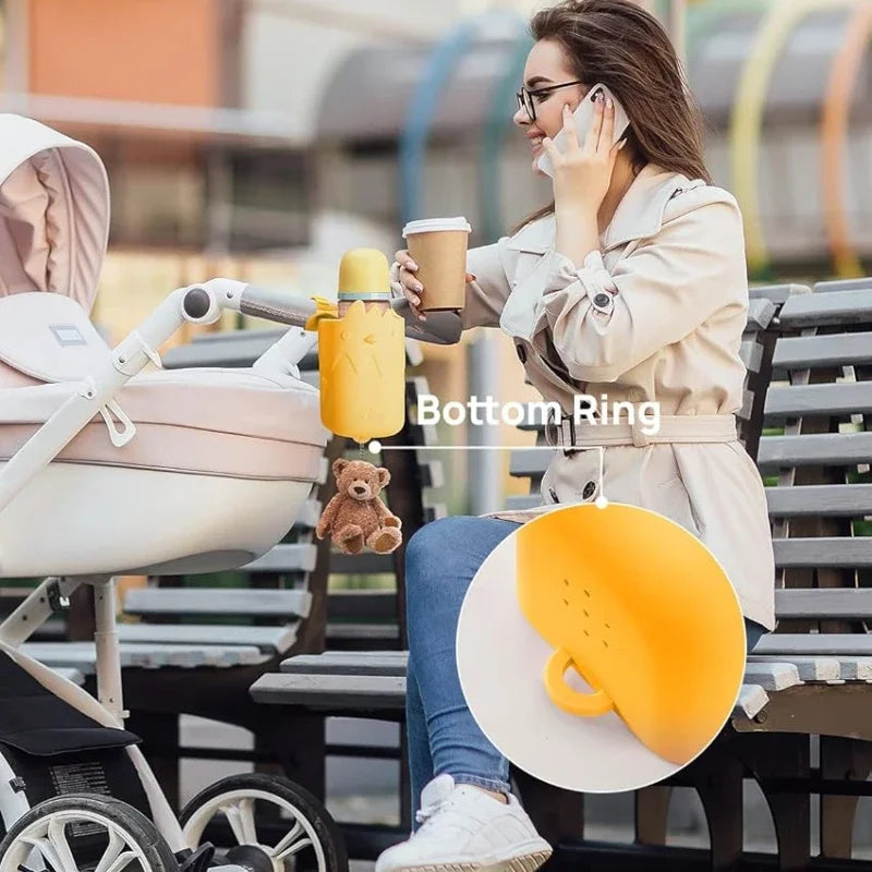 KEMITOUR Silicone Cup Holder for Bike, Stroller & Outdoors Bike Cup Holder Nixie