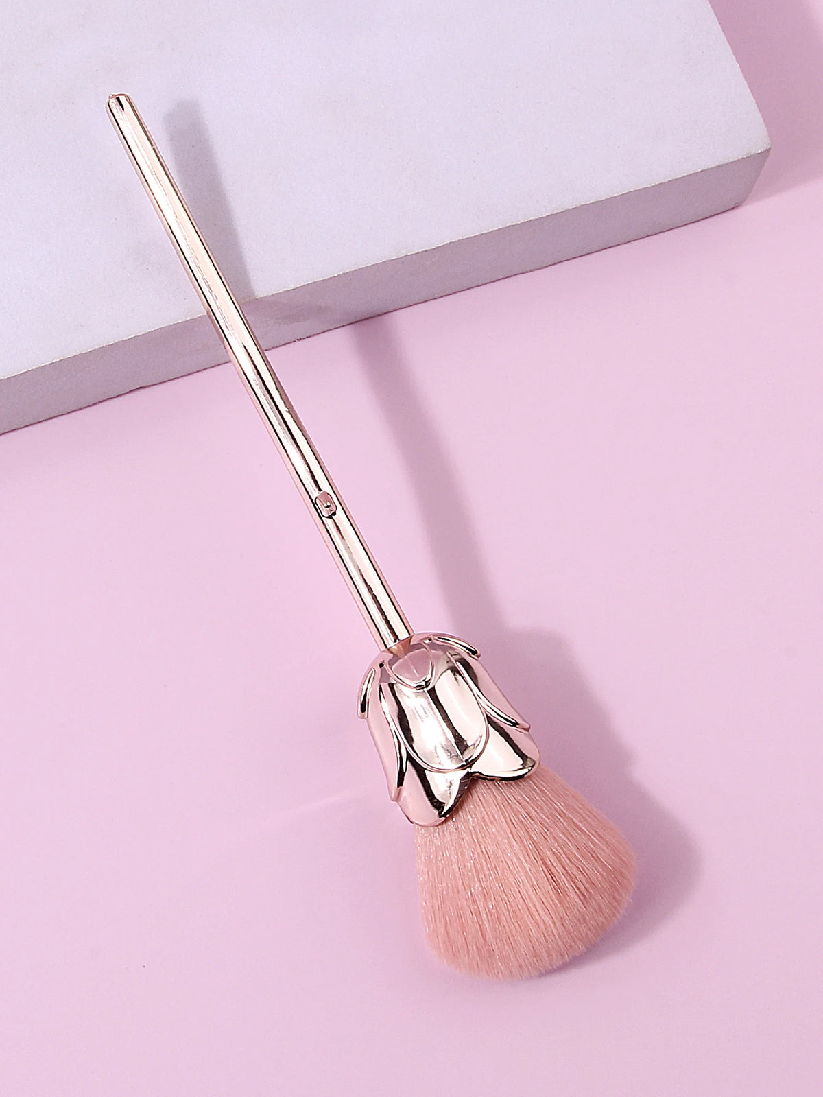 Rose Nail & Makeup Brush Set – Soft Wool Bristles | Nixie