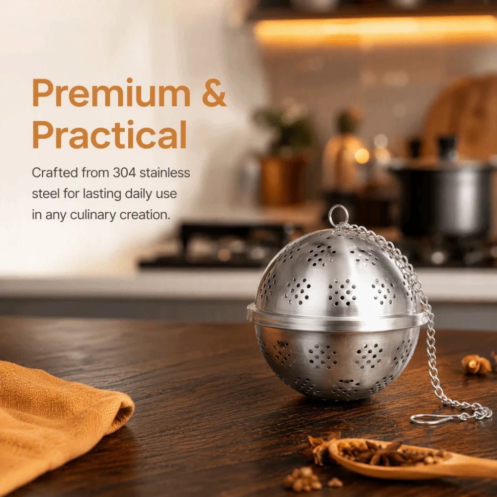 304 Stainless Steel Tea Ball Infuser – Reusable Mesh Strainer Tea Ball Infuser Nixie