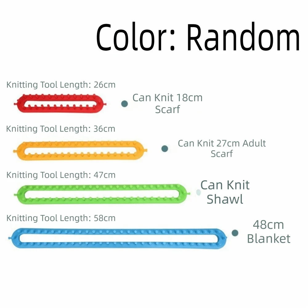 Rectangle Weaving Loom Kit 26–58cm | DIY Knitting Craft Set Weaving Loom Kit Nixie