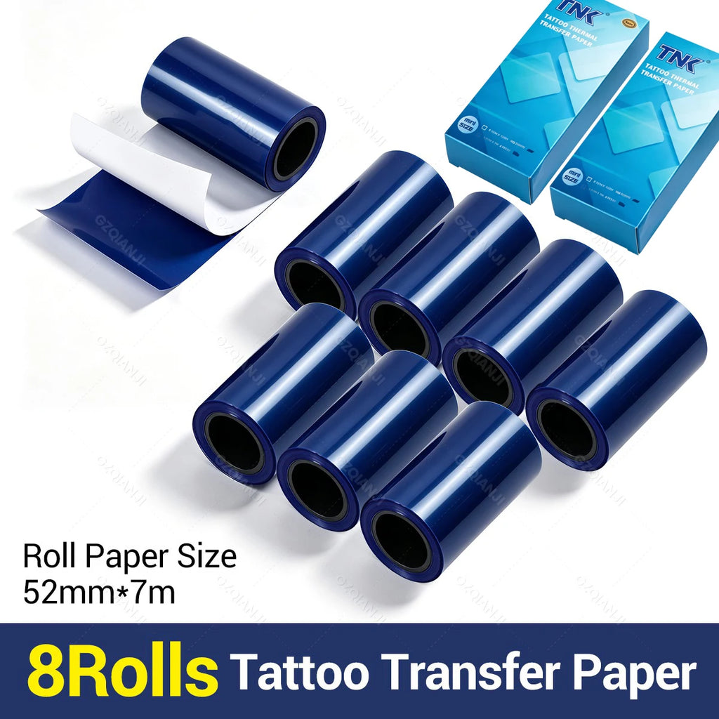52mm Tattoo Transfer Paper Rolls for Mini Thermal Printer | 2 Inch