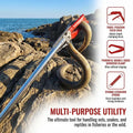 1.5M Foldable Snake & Eel Catcher Tong – Steel Grabber Tool Reptile Grabber Tong Nixie Default Title