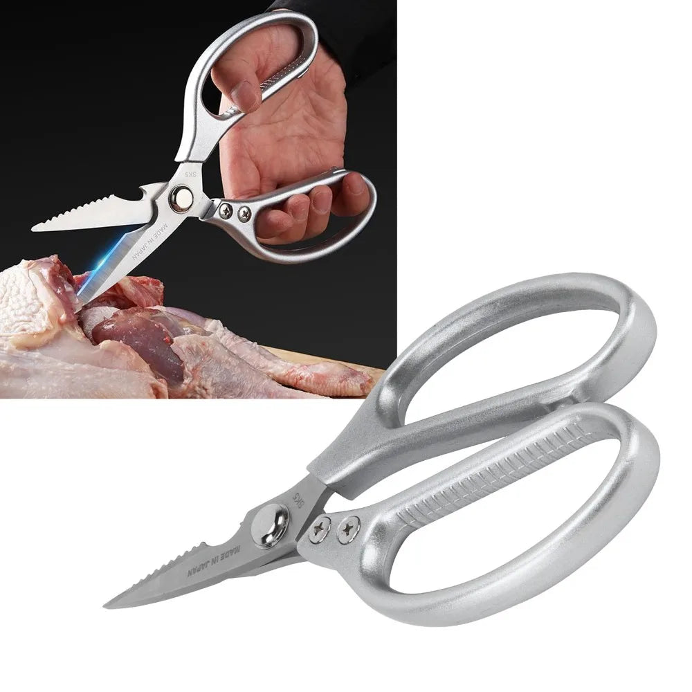 Heavy Duty Stainless Steel Kitchen Shears | Meat & Poultry Kitchen Shears Nixie