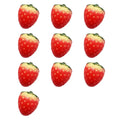 Mini Strawberry Resin Figurines – DIY Crafts & Cake Topper