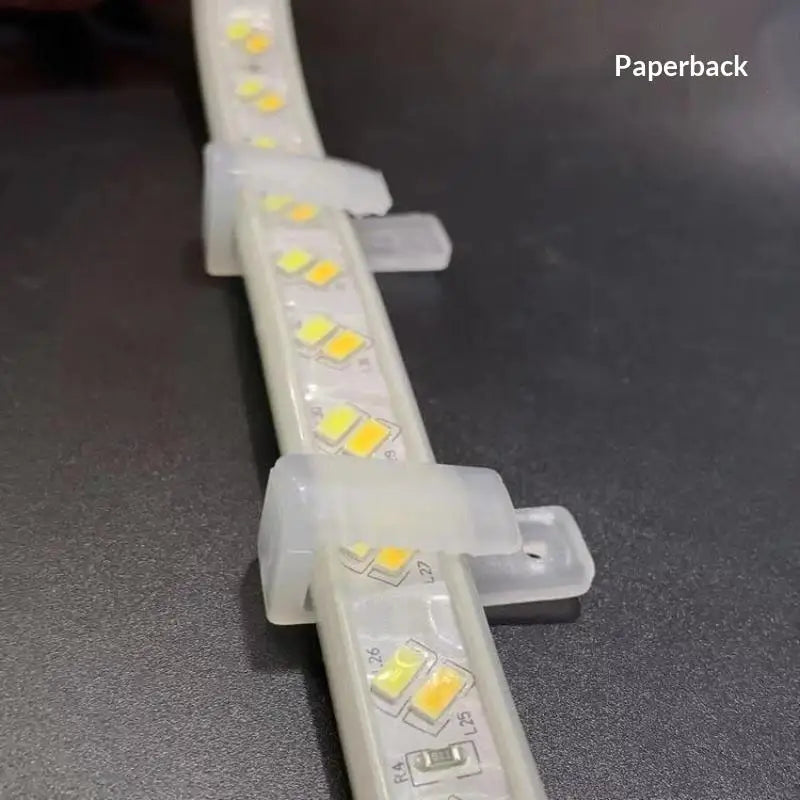 50Pcs Universal LED Strip Clips 8-20mm Mounting Fasteners LED Strip Mounting Clips Nixie