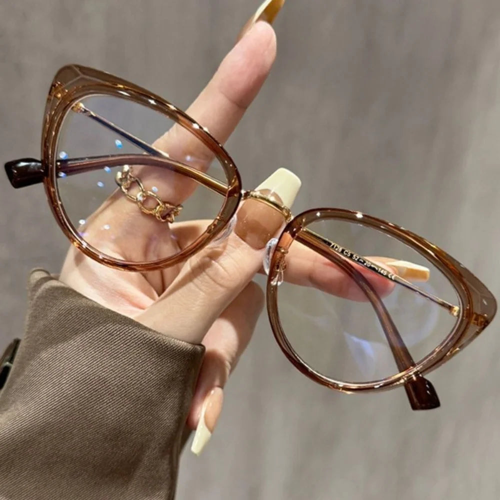 Cat's Eye Blue Light Blocking Glasses – Metal Frame Unisex