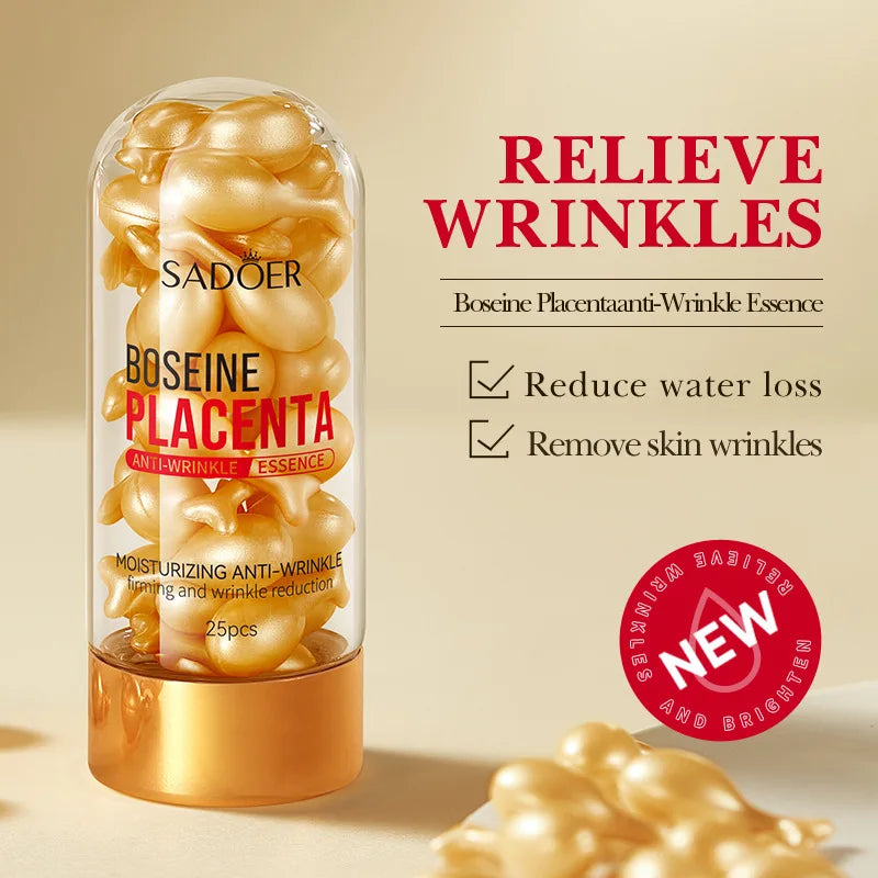 Boseine Placenta Facial Serum – Firming & Brightening Essence Facial Serum Essence Nixie