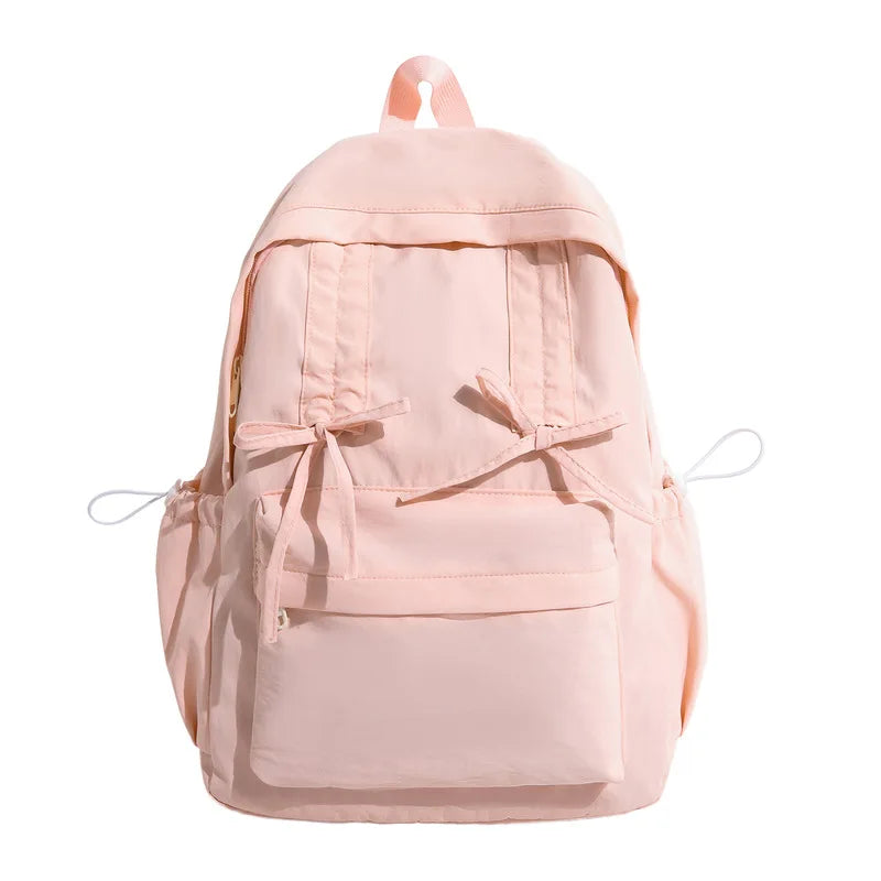 Drawstring Bow Backpack for Women – Lightweight Travel & School Bag Women's Backpack Nixie