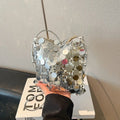 Sequin Mini Crossbody Bag – Glitter Evening Bag for Women Sequin Crossbody Bag Nixie Silver