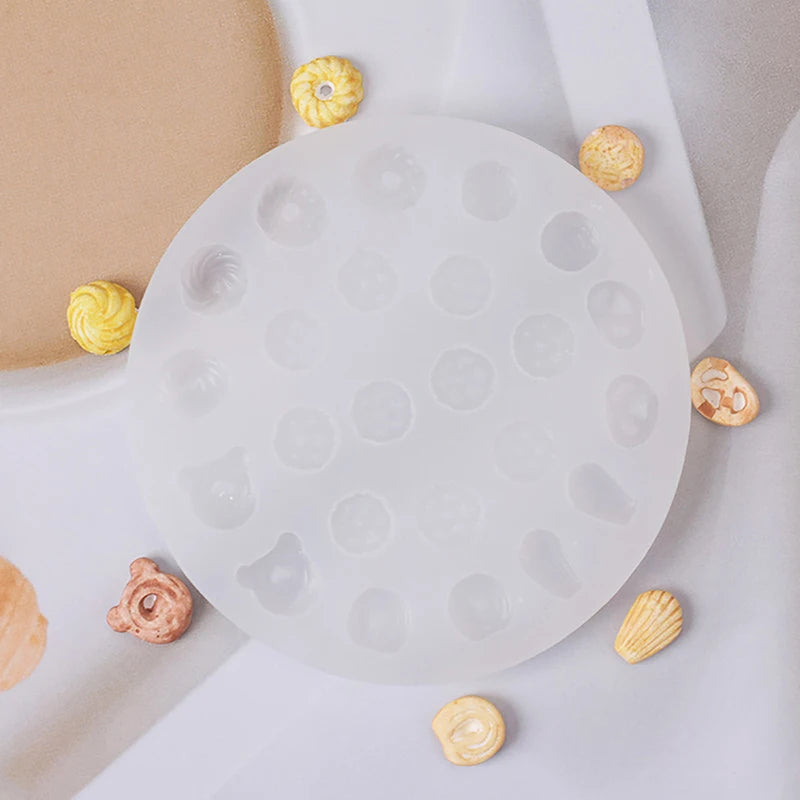 Mini Silicone Mold for Clay Resin DIY Dollhouse Miniatures Silicone Craft Mold Nixie