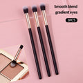 3-Piece Eye Makeup Brush Set – Soft Eyeshadow Blending Brushes Eye Makeup Brushes Nixie black