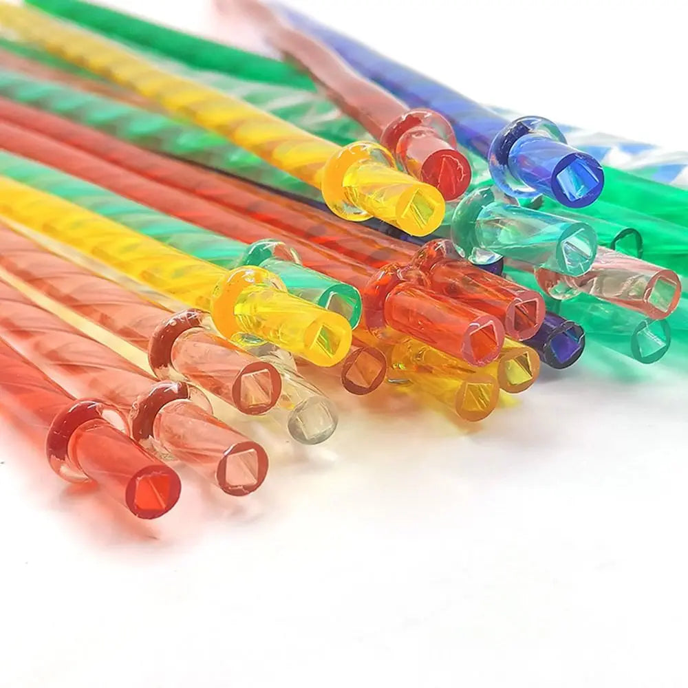 Reusable ECOZEN Drinking Straws – Multi-Color, Large Diameter