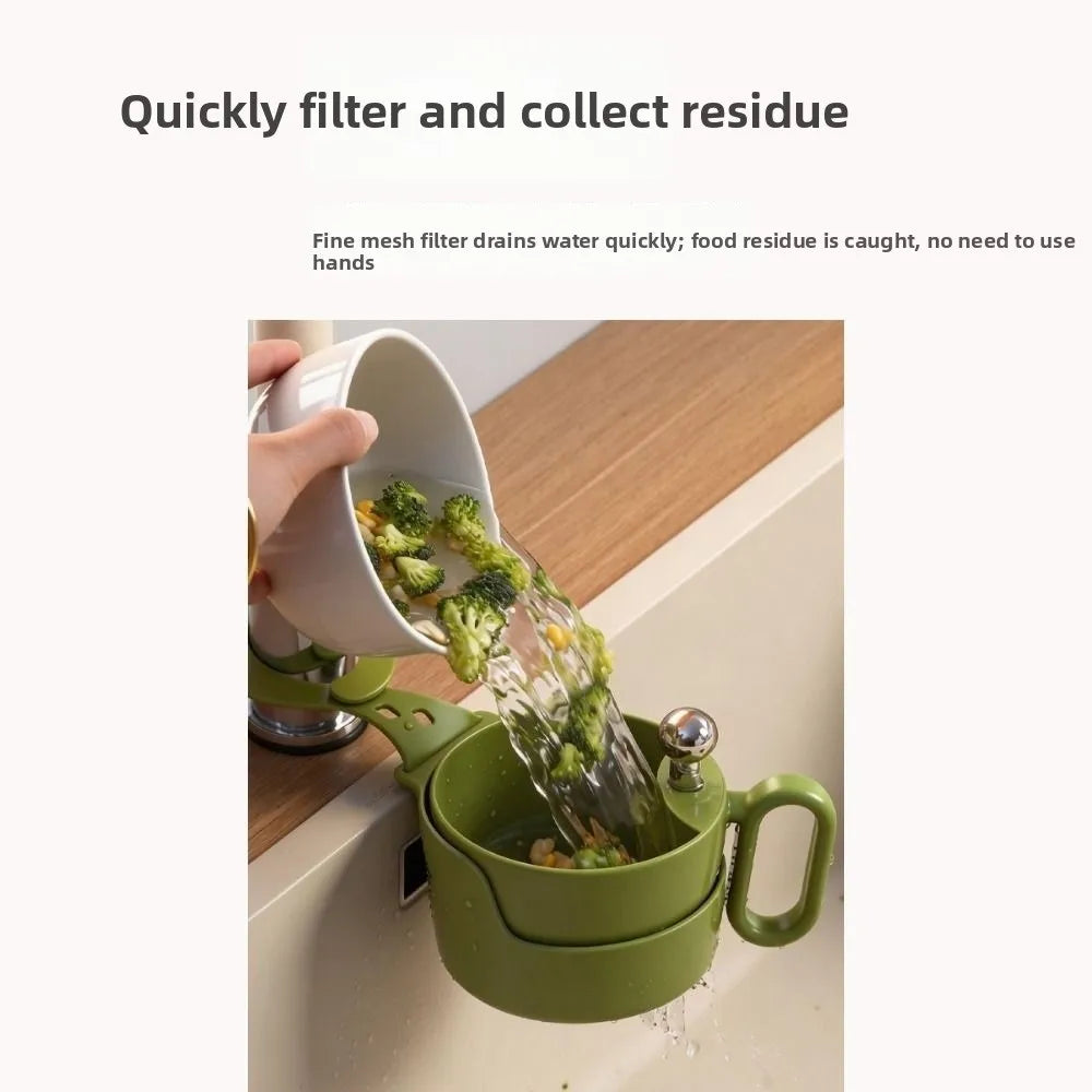 Hanging Sink Strainer Basket – Removable Filter & Fast Drainage