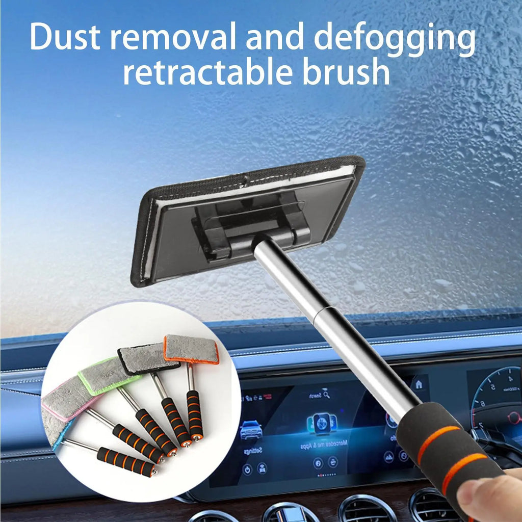 Telescopic Car Window Cleaning Brush | Extendable Handle