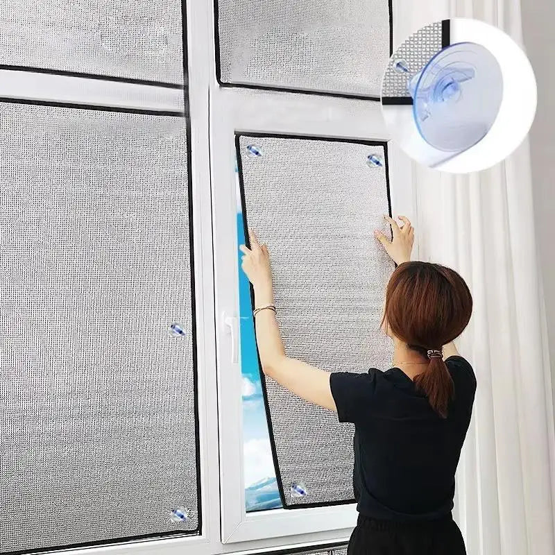 Aluminum Foil Window Sun Shade – UV Block & Privacy Film Window Sun Shade Nixie