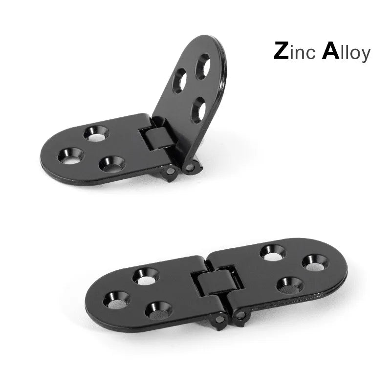 2pcs 180° Zinc Alloy Folding Hinges – Table & Cabinet Door Furniture Hinge Nixie