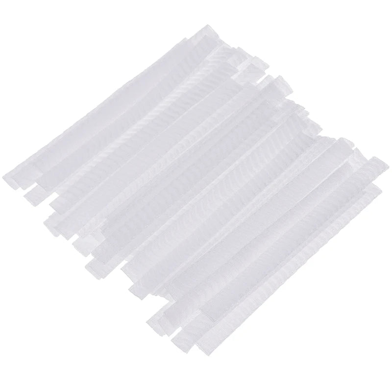 50Pcs Embroidery Thread Net & Makeup Brush Protector Covers