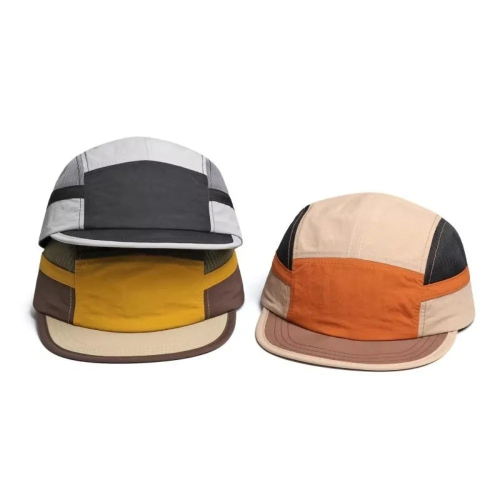 5 Panel Nylon Mesh Baseball Cap – Quick Dry Breathable Hat