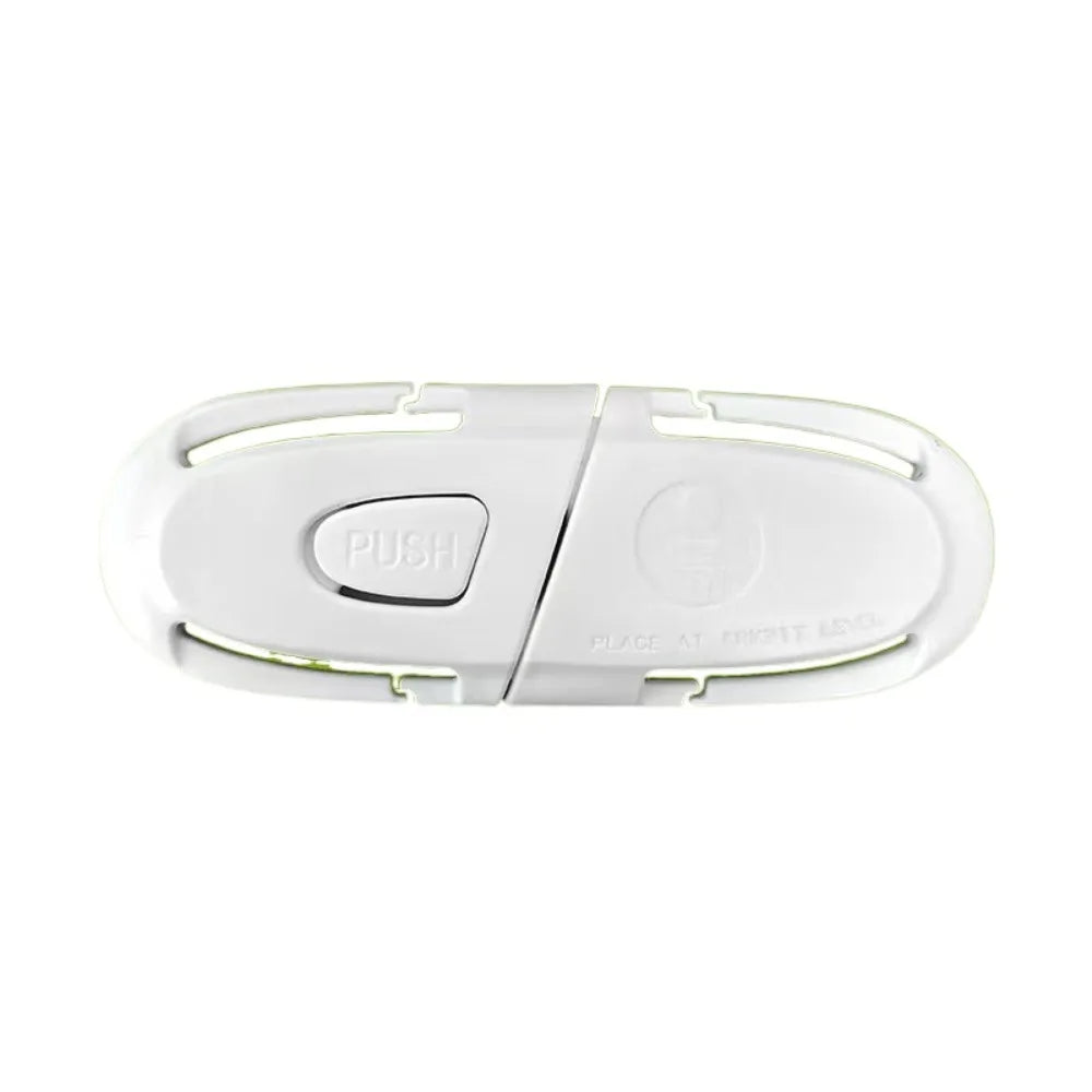 Child Car Seat Chest Harness Clip – Adjustable Safety Belt Car Seat Accessory Nixie White
