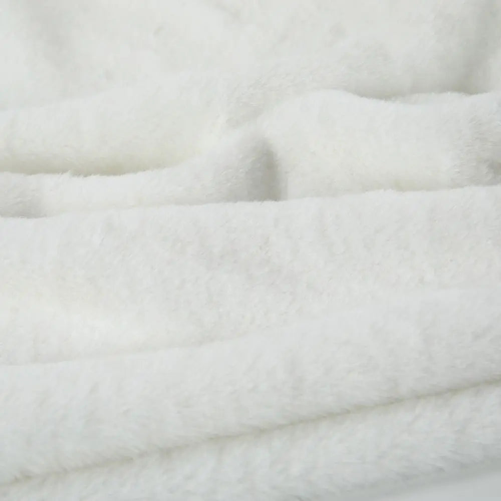 50x50cm Faux Rabbit Fur Fabric – Soft Plush DIY Craft Material Faux Fur Fabric Nixie