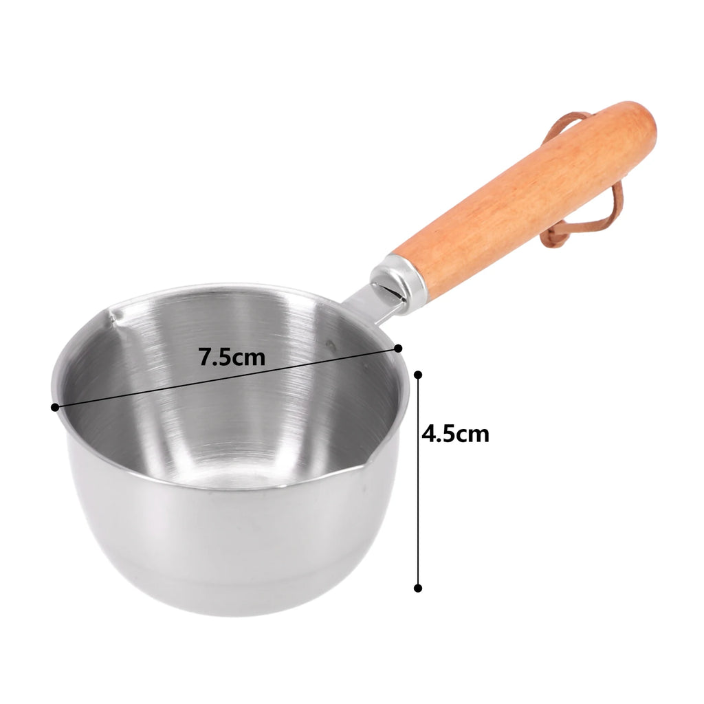 LEENKEA Stainless Steel Milk Pan & Butter Saucepan Milk Pan Saucepot Nixie