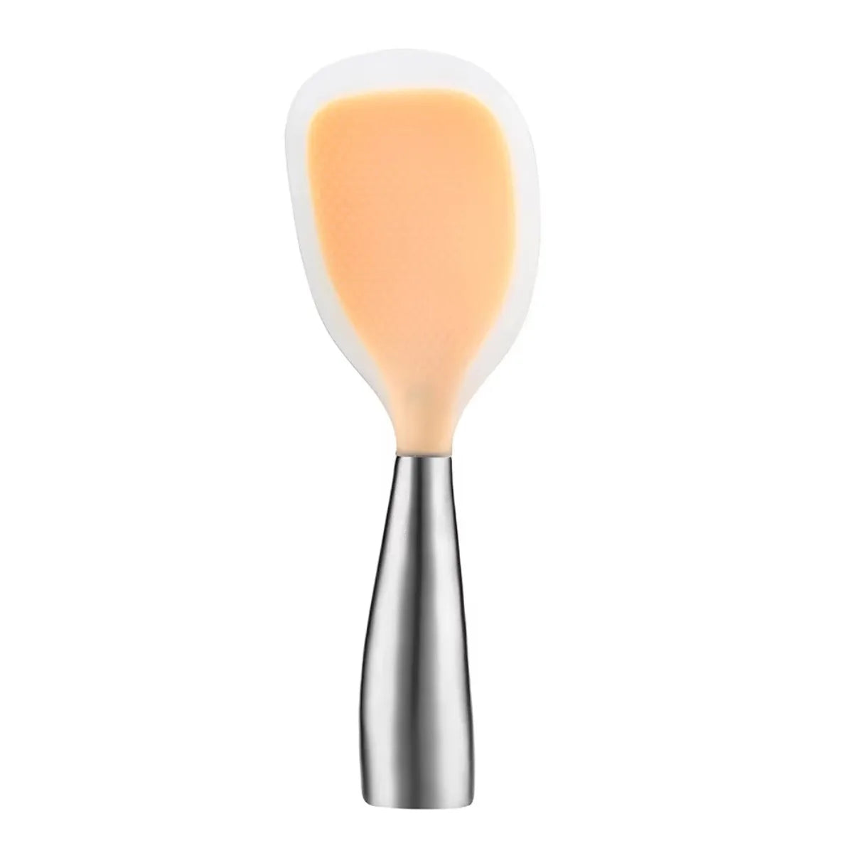 Silicone Rice Spoon with Stainless Steel Handle – Non-Stick Silicone Kitchen Spoon Nixie