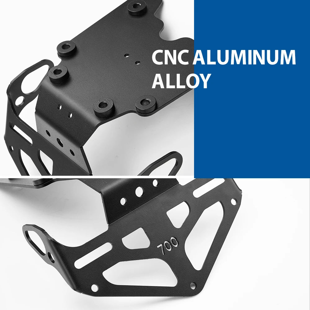 CNC Aluminum License Plate Holder – Yamaha Tenere 700 2019–2025 Fender Eliminator Nixie