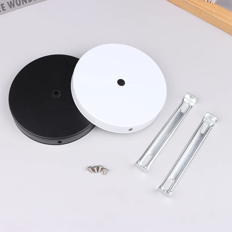 12cm Metal Ceiling Canopy Plate DIY Retro Pendant Light Base