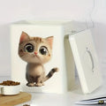 Pet Food Container Stickers – Waterproof Removable PVC Decals Pet Container Decals Nixie A5
